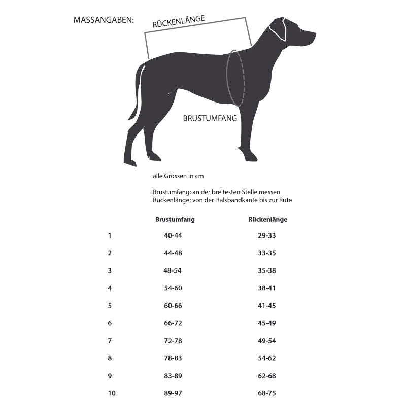 WINNY – warm , wattierter Hundemantel